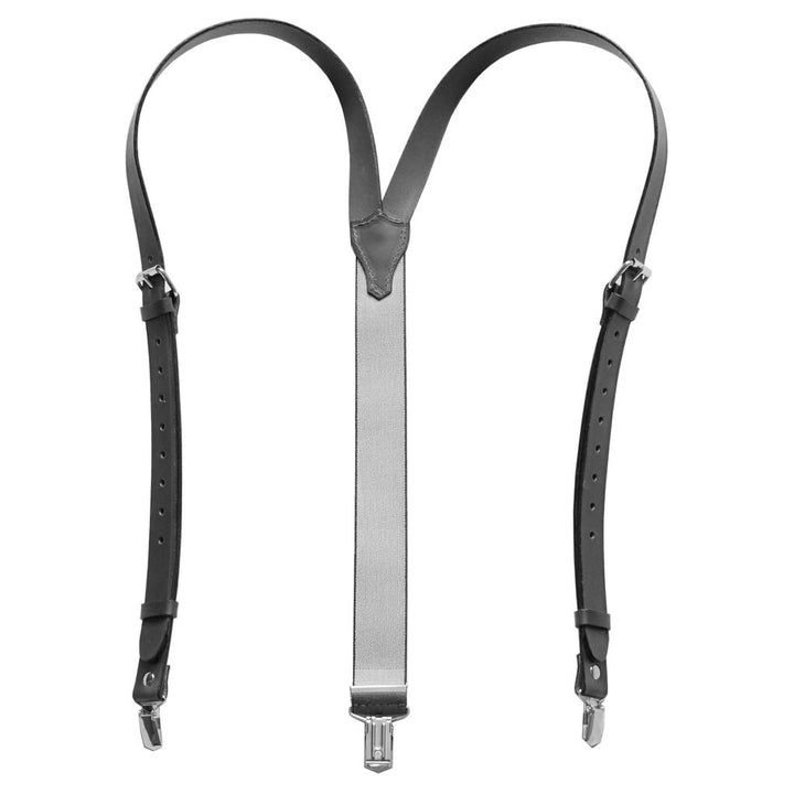Leather Suspenders Black - Suspenders from The Suspender Co. at The Prince Webshop