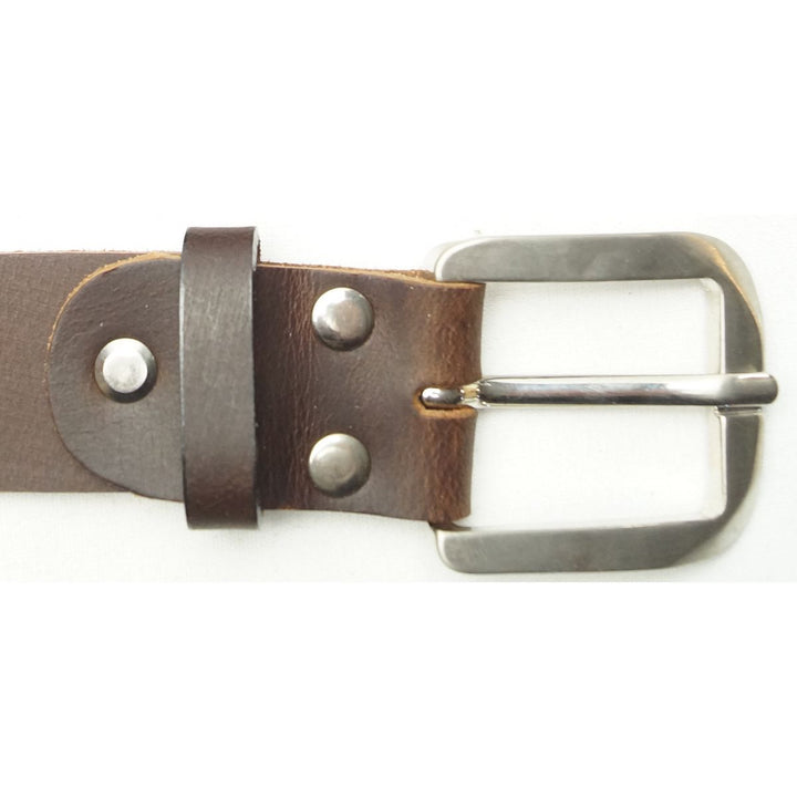 Leather Belt - Fred - Dark Brown - Belt from The Leather Belt Co. at The Prince Webshop