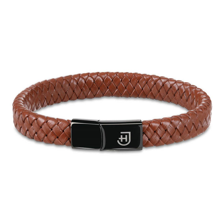 James Hawk Leather Bracelet - Camel - Bracelet from James Hawk at The Prince Webshop