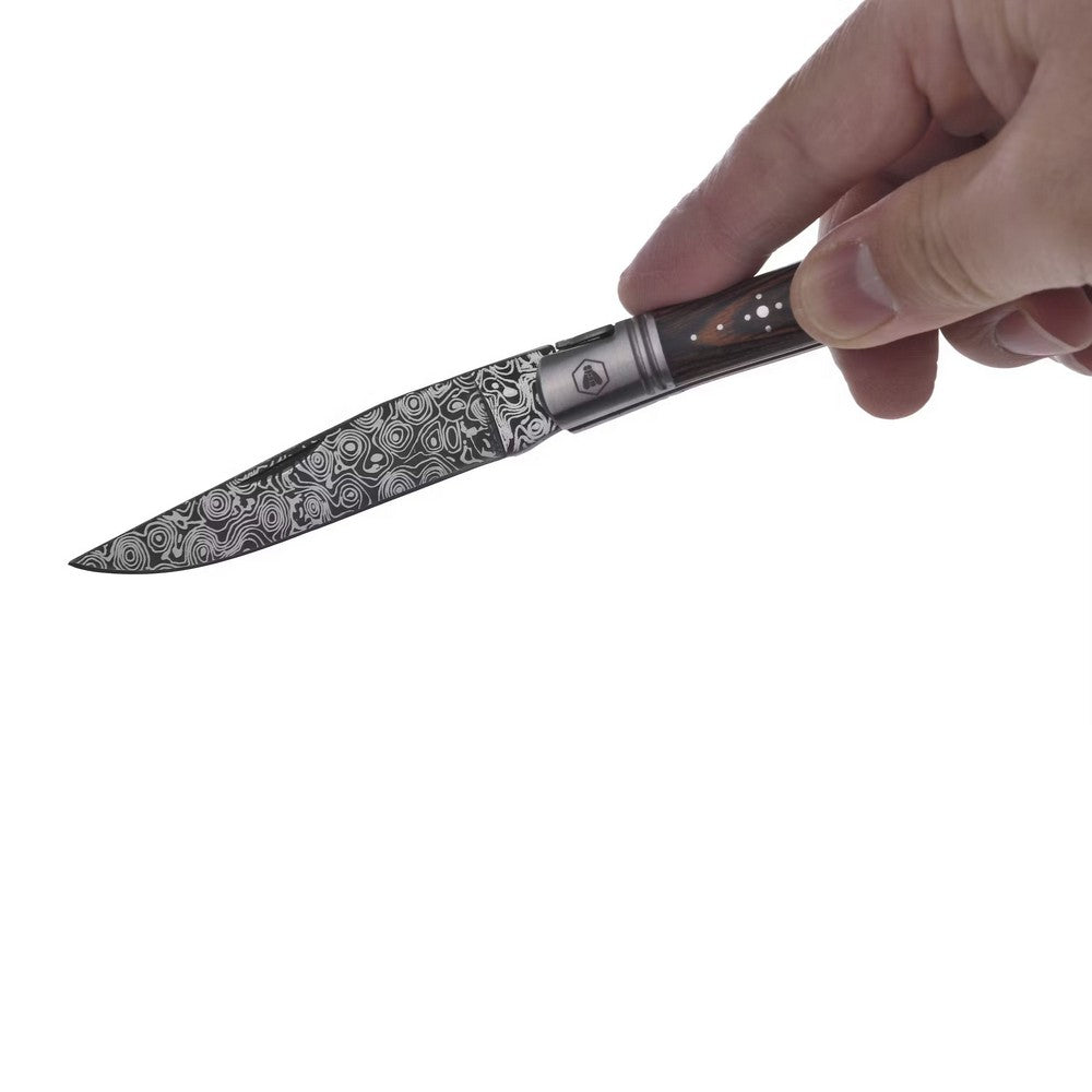 Laguiole Folding knife - Damascus Pakka - Pocket knife from Laguiole at The Prince Webshop