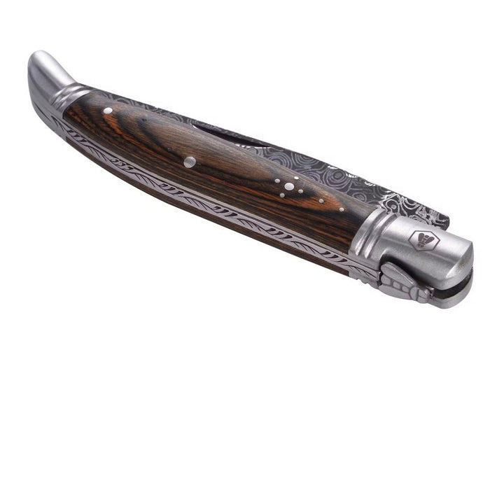 Laguiole Folding knife - Damascus Pakka - Pocket knife from Laguiole at The Prince Webshop