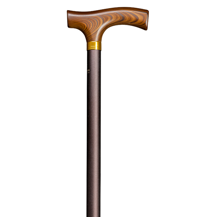Gastrock Aluminum Fritz Stick - Brown - Stepwise Height Adjustable - Spade stick from Gastrock at The Prince Webshop