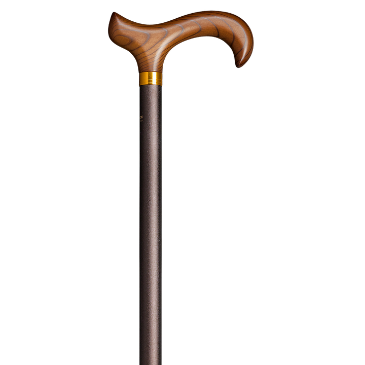 Gastrock Aluminum Derby Stick - Brown - Stepwise Height Adjustable - Spade stick from Gastrock at The Prince Webshop