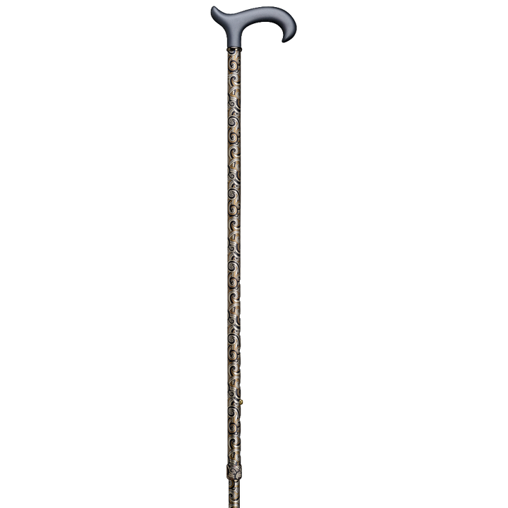 Gastrock Aluminum Derby Stick - Waves Deluxe - Stepwise Height Adjustable - Spade stick from Gastrock at The Prince Webshop