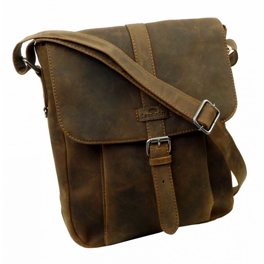 Landleder Oldschool Messenger Bag - Western Style Leather Bag - Bag from Landleder at The Prince Webshop