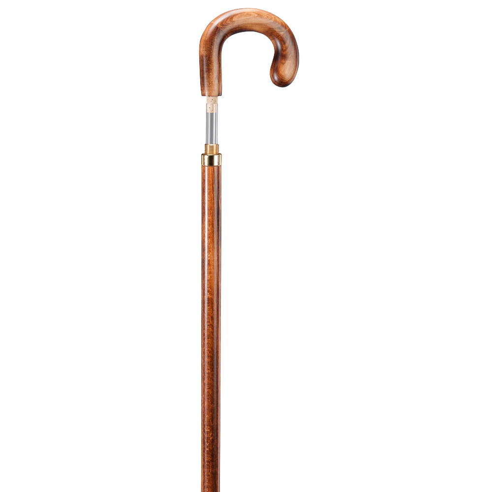 Gastrock Drinking Cane - Burnt Look with Round Hook - Walking stick from Gastrock at The Prince Webshop