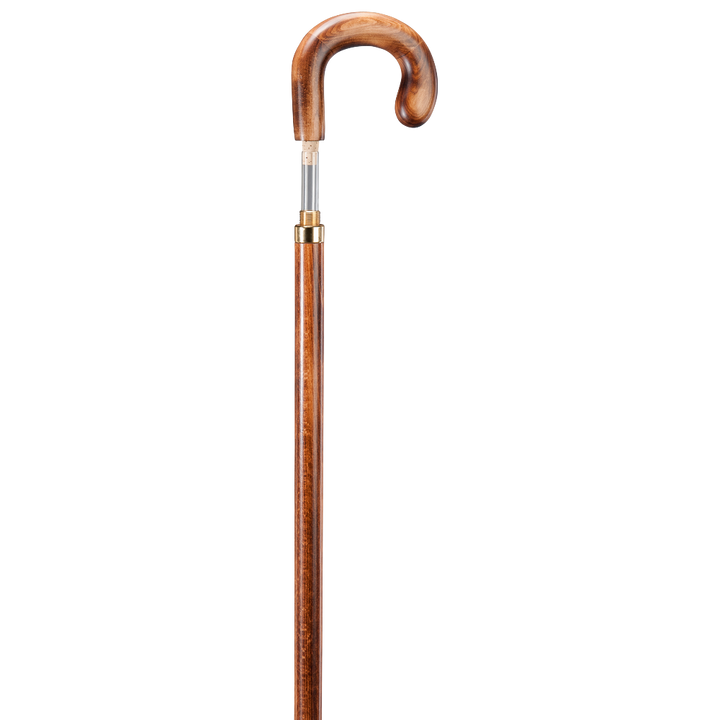 Gastrock Drinking Cane - Burnt Look with Round Hook - Walking stick from Gastrock at The Prince Webshop