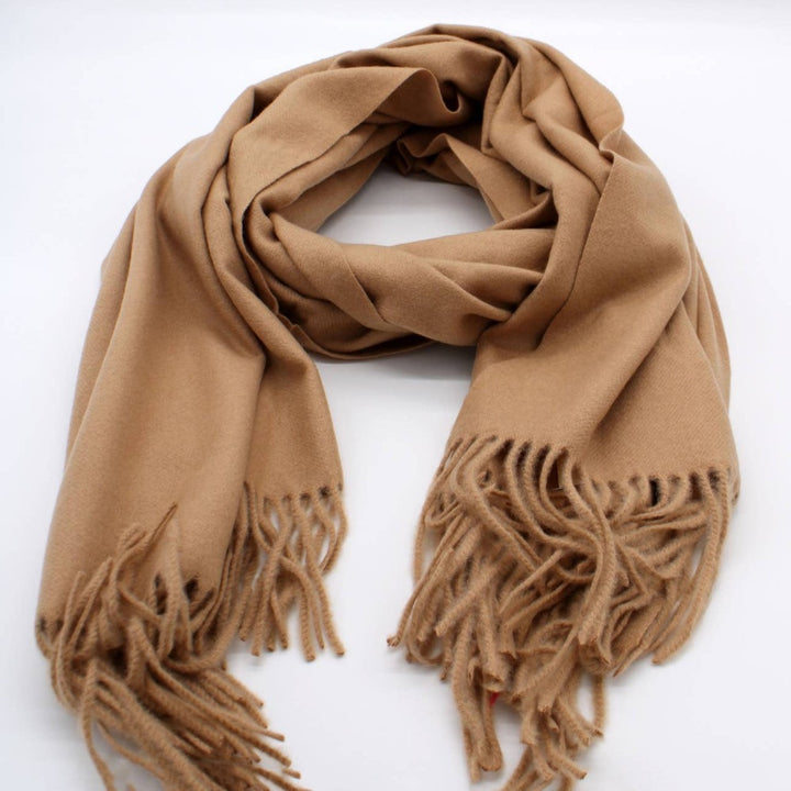 Hologramme Paris - Echarpe Sensation Cachemire uni - Camel Scarf - Scarf from Hologramme Paris at The Prince Webshop