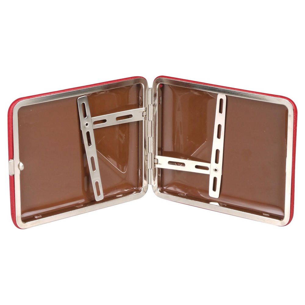 Vom Hofe Cigarette Case - 18 King Size - Red Leather - also for Kings - Cigarette Case from vom Hofe at The Prince Webshop
