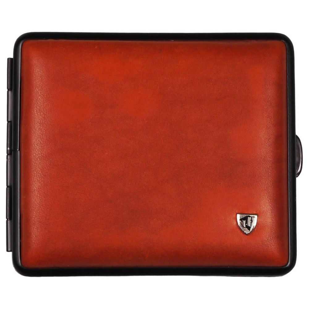 Vom Hofe Cigarette Case - 18 King Size - Red Brown Leather - Cigarette Case from vom Hofe at The Prince Webshop