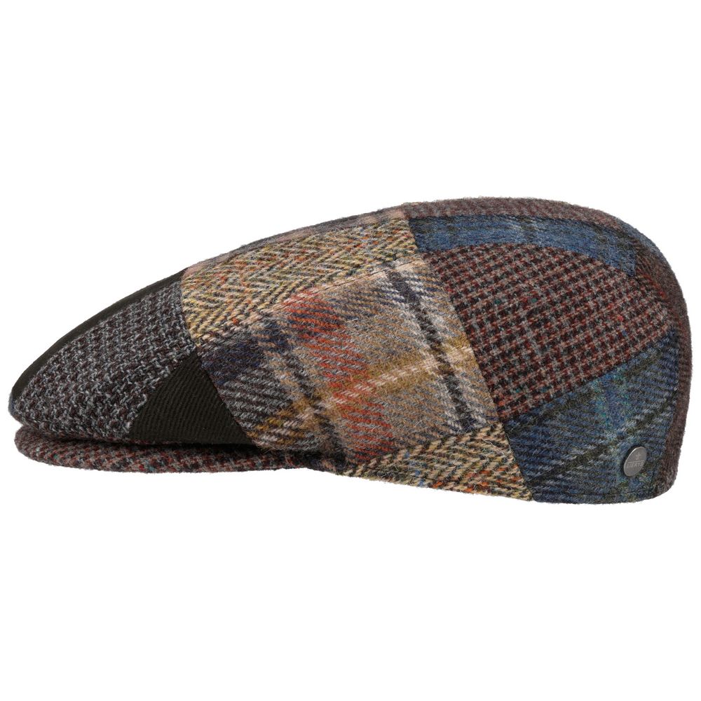 IVY CAP PATCHWORK BY LIERYS - ulden XXL sixpence - Flat Cap fra Lierys hos The Prince Webshop