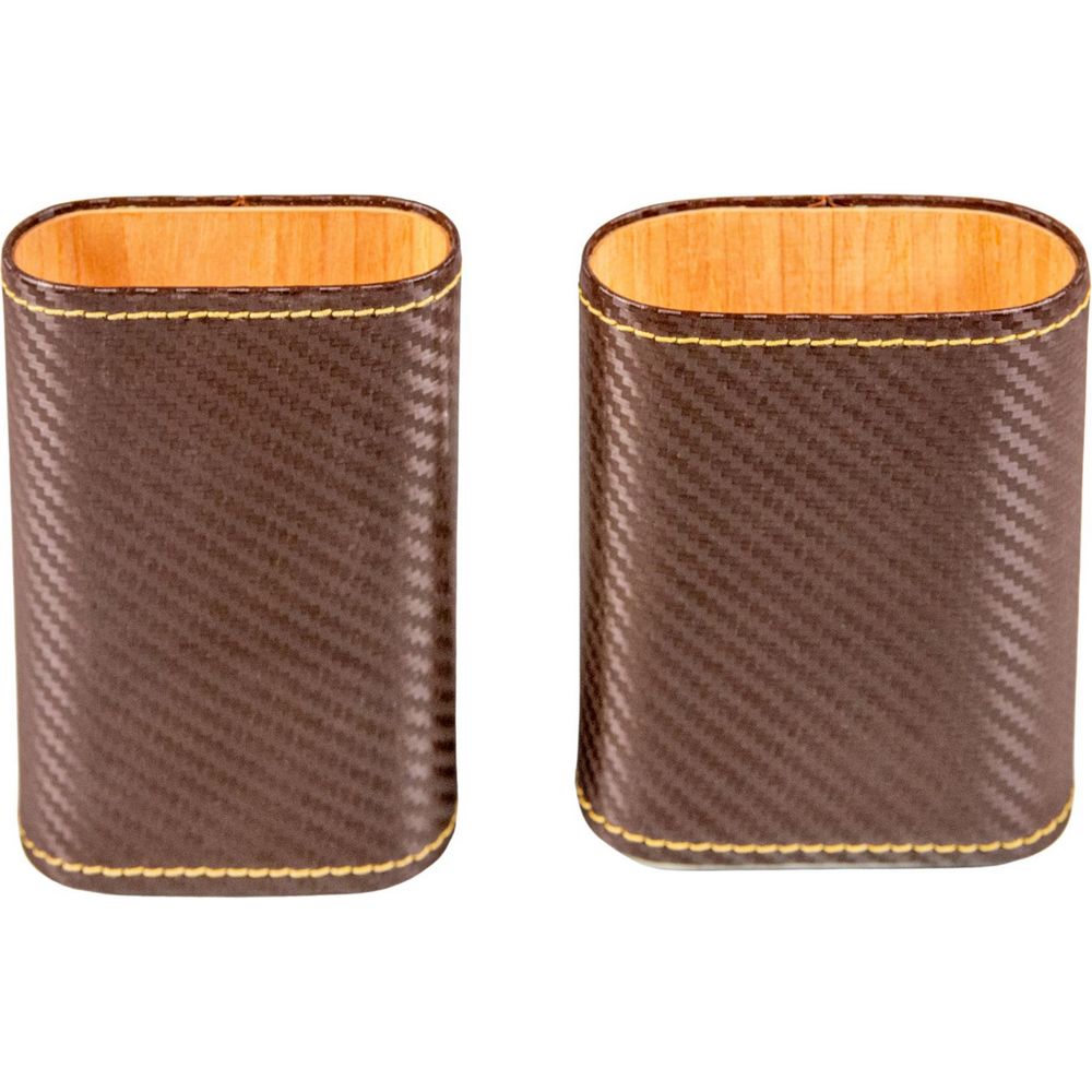 Supreme Leather Cigar Case in Carbon Finish - for 3 Cigars - Cigar Case from The Prince's Own at The Prince Webshop