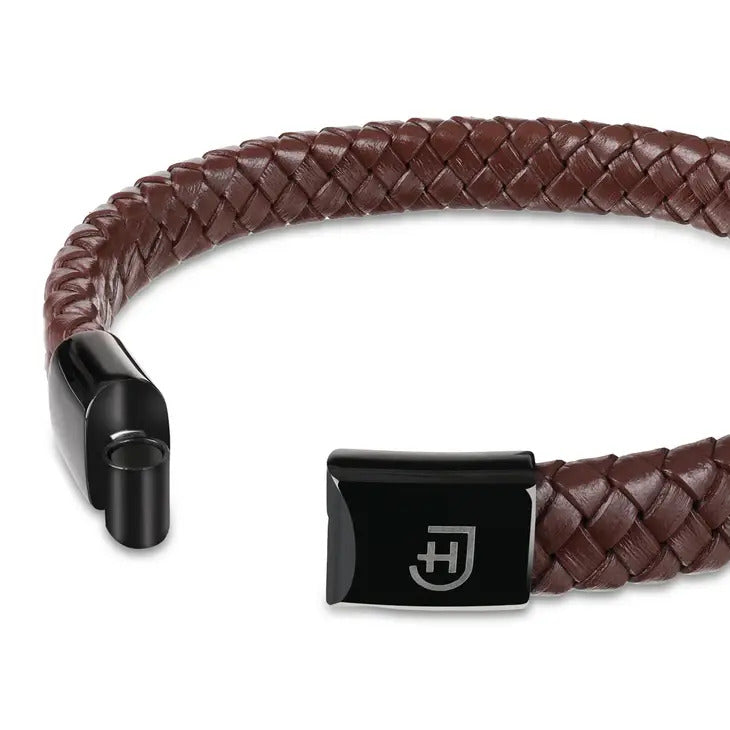 James Hawk Leather Bracelet - Brown - Jewelery from James Hawk at The Prince Webshop