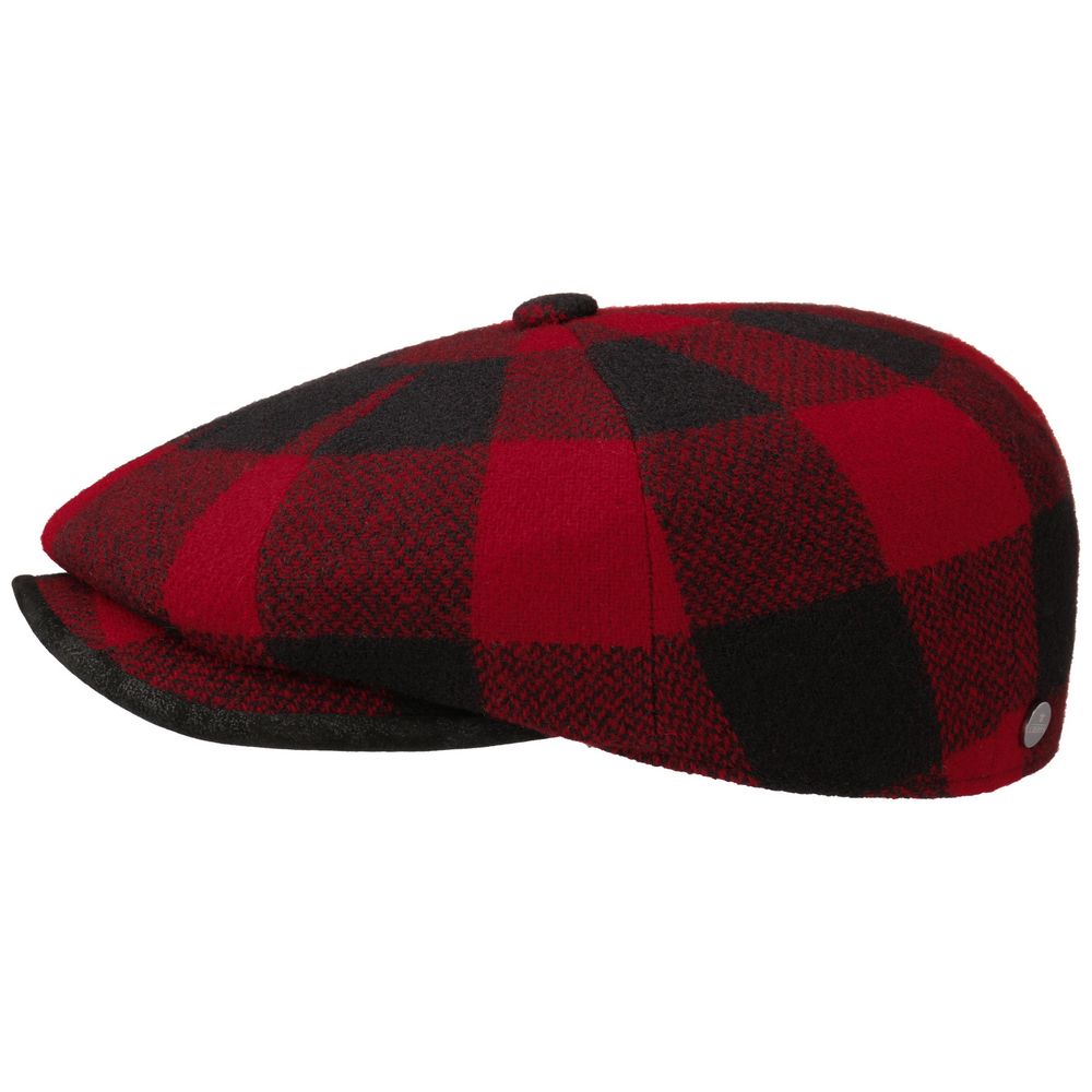 8-panel Cap Woolrich Check by Lierys - Flat Cap from Lierys at The Prince Webshop