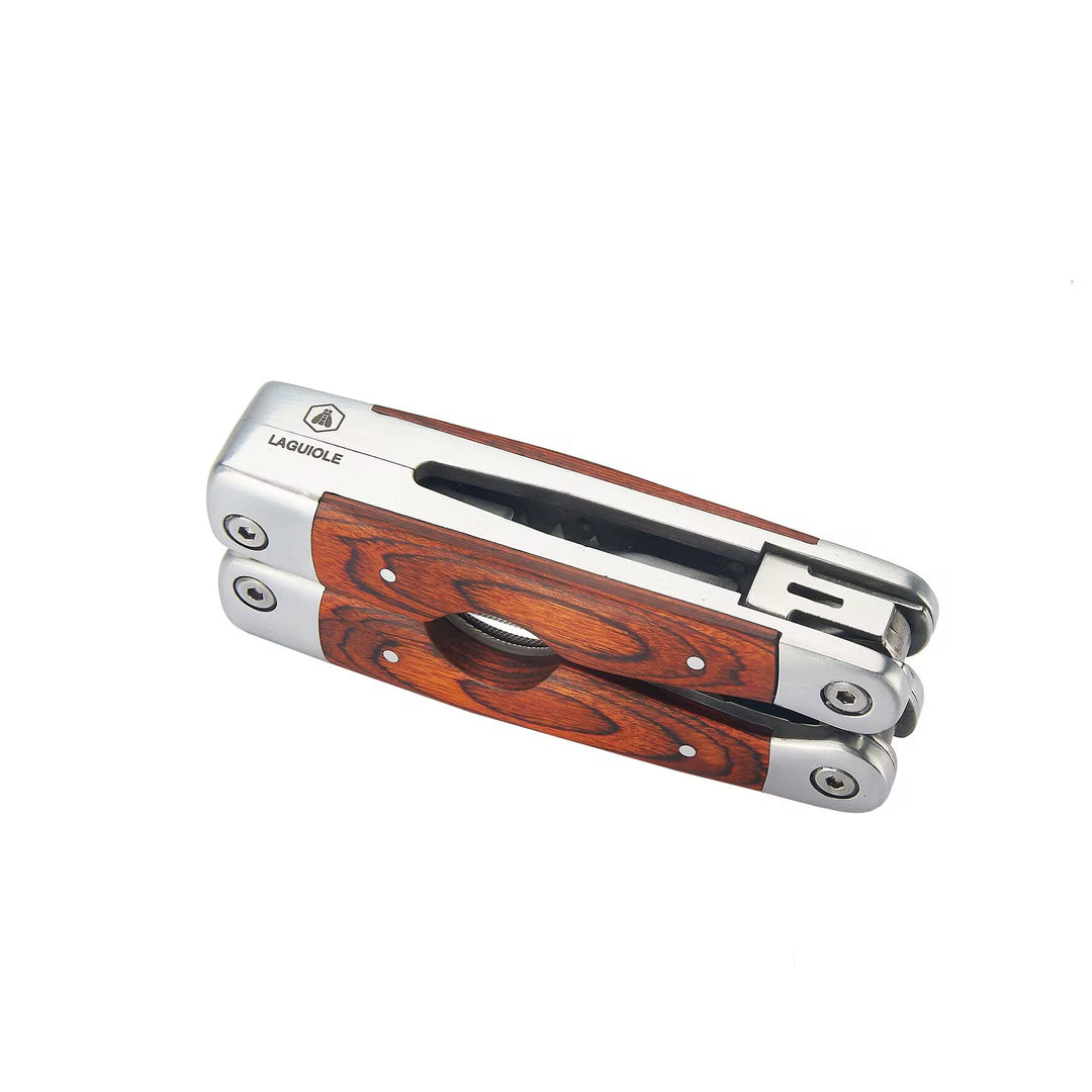 Laguiole Multi Tool in Leather Case - Multi-function Knife from Laguiole at The Prince Webshop