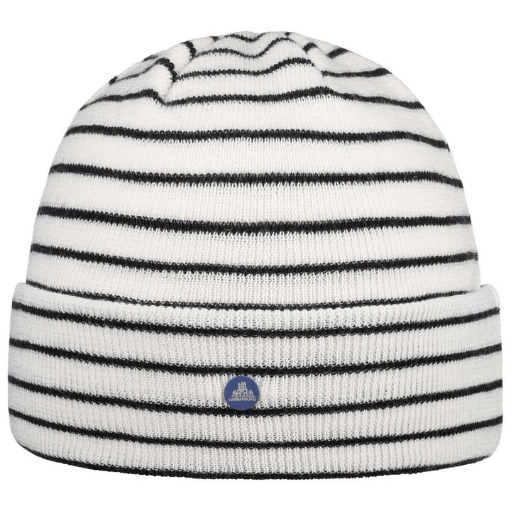 Hammaburg Blue & White Striped Beanie Hat & Scarf - Hat & Scarf from Hammaburg at The Prince Webshop