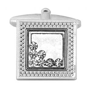 Cufflinks Loose Crystals Square - Cufflinks from The Armitage Collection at The Prince Webshop