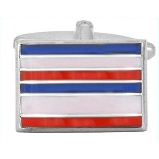 Cufflinks Stripes Six Francais - Cufflinks from The Armitage Collection at The Prince Webshop