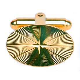 Cufflinks Starburst Oval - Cufflinks from The Armitage Collection at The Prince Webshop