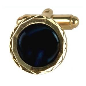 Cufflinks Onyx Classic Round - Cufflinks from The Armitage Collection at The Prince Webshop
