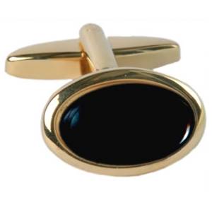 Cufflinks Onyx Classic Oval - Cufflinks from The Armitage Collection at The Prince Webshop