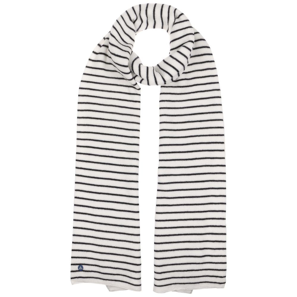 Hammaburg Blue & White Striped Beanie Hat & Scarf - Hat & Scarf from Hammaburg at The Prince Webshop