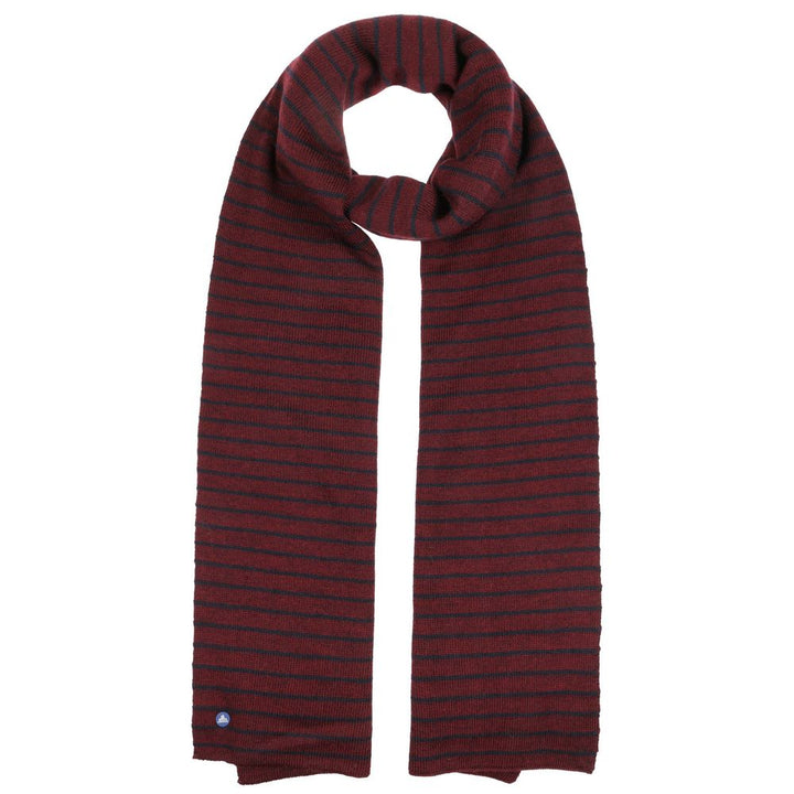 Hamburg Blue and Bordeaux Striped Beanie Beanie & Neckerchief - Beanie & Neckerchief from Hammaburg at The Prince Webshop