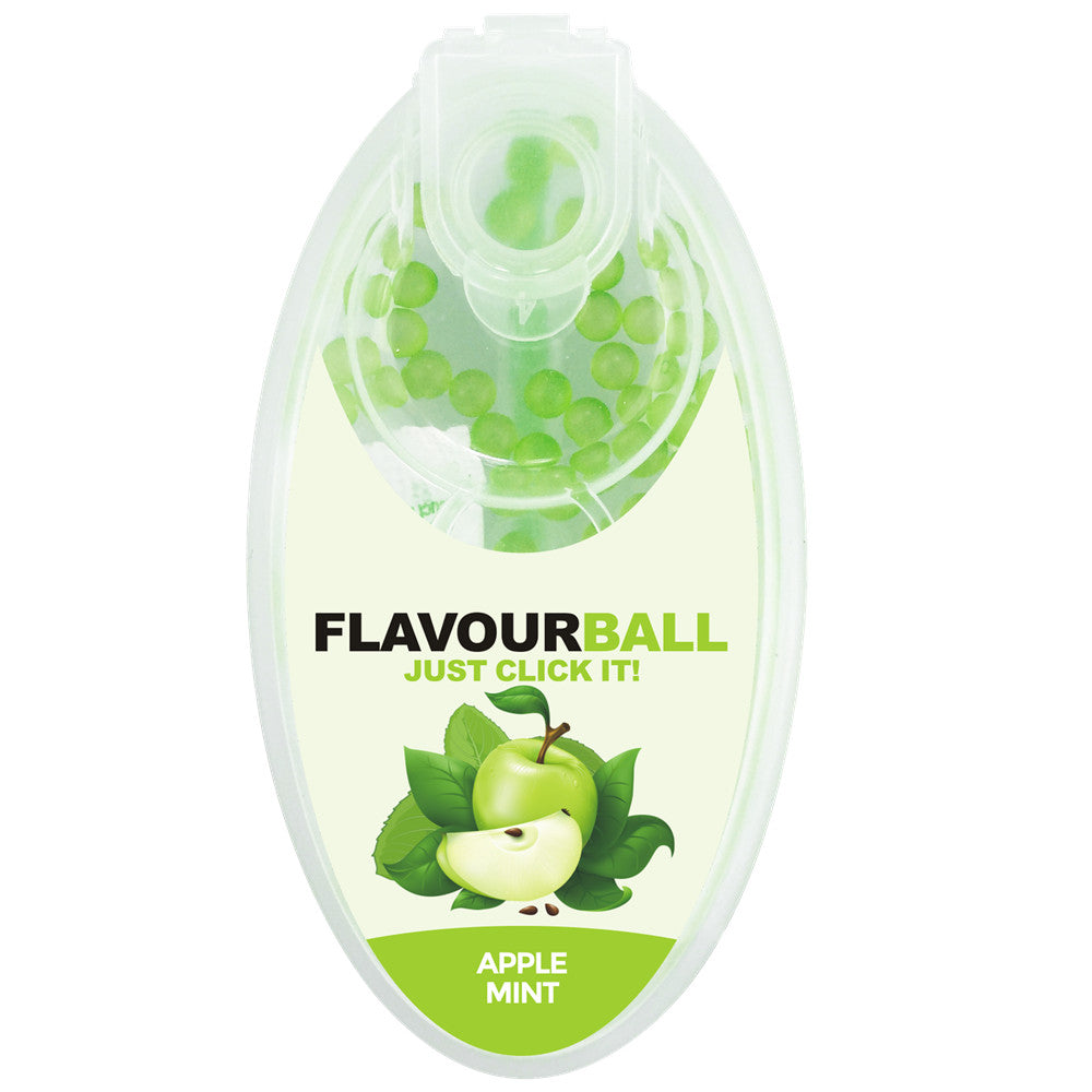 100 pcs Cool Apple Mint Flavor Balls in Pod - Aroma Balls from FLAVOR BALLS at The Prince Webshop