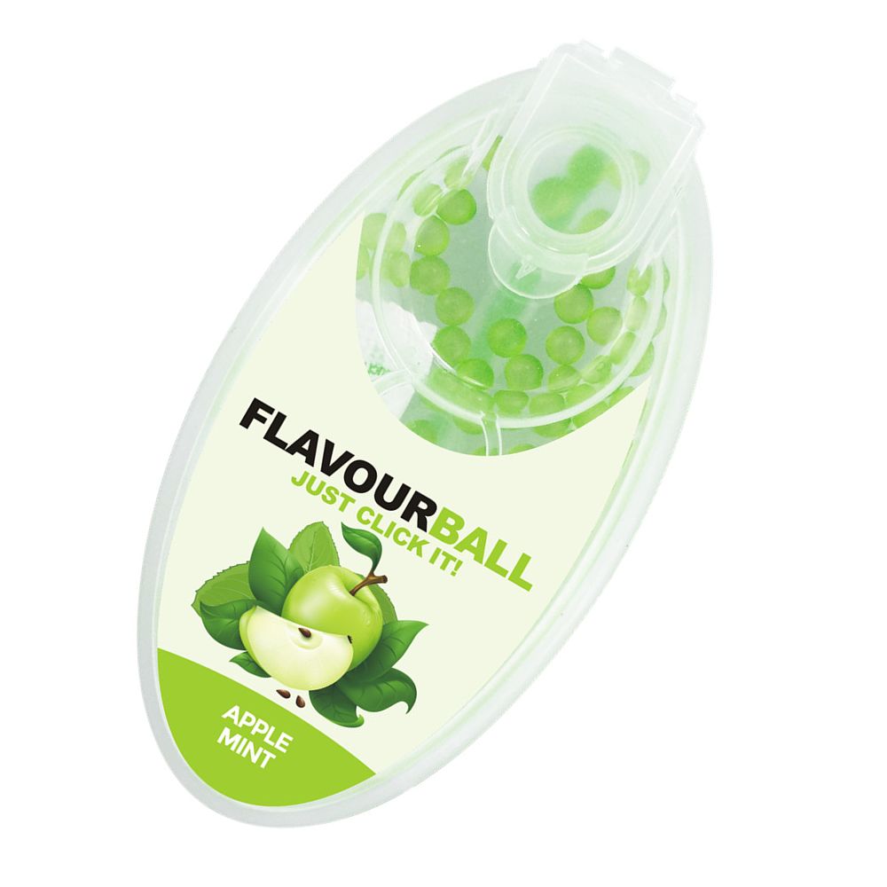 100 stk Cool Apple Mint Flavour Balls i Pod - Aroma Kugler fra FLAVOUR BALLS hos The Prince Webshop