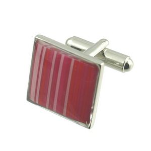 Cufflinks Stripe Pinks - Cufflinks from Ceels at The Prince Webshop