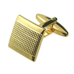 Cufflinks Pin SQ Gold - Cufflinks from Uber Cuffs at The Prince Webshop