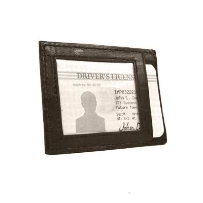 Leather ID & Card Holder with Banknote Clip - Brown - Wallet from Wallet Works at The Prince Webshop