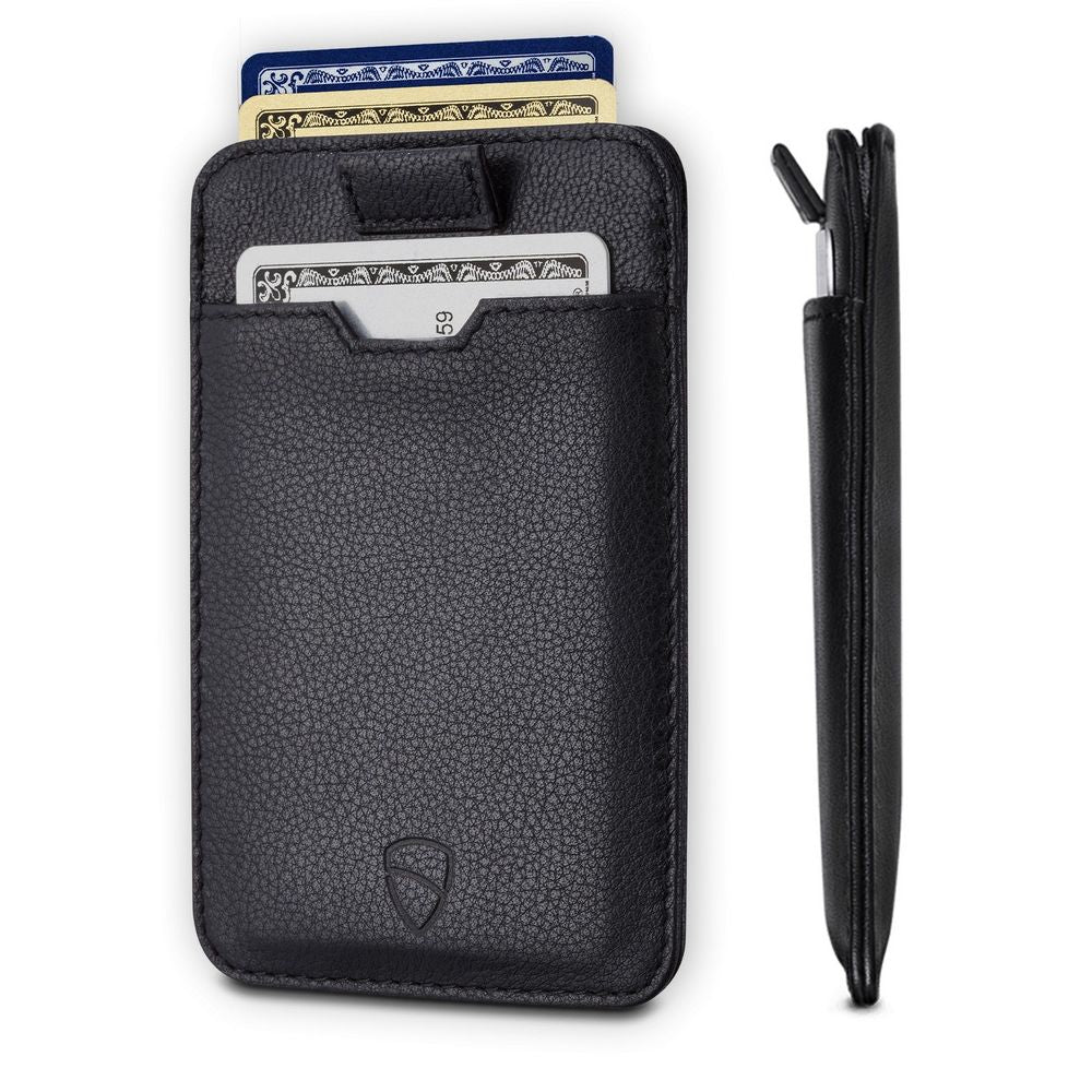 Vaultskin Chelsea Card Holder - Black Minimalist Wallet - Card holder from Vaultskin London at The Prince Webshop