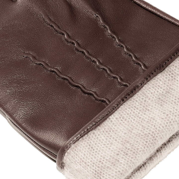 James Hawk Classic Leather Gloves - Brown Gloves - Gloves from James Hawk at The Prince Webshop