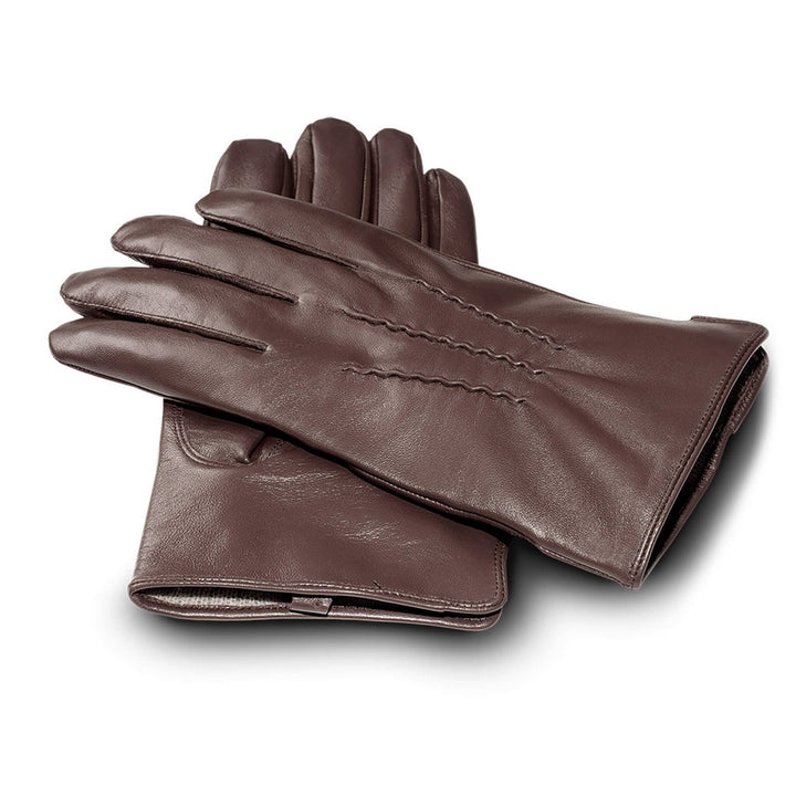 James Hawk Classic Leather Gloves - Brown Gloves - Gloves from James Hawk at The Prince Webshop