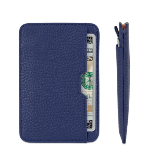Vaultskin Chelsea Card Holder - Navy Minimalist Wallet - Cardholder from Vaultskin London at The Prince Webshop