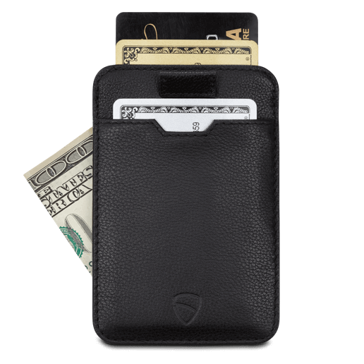 Vaultskin Chelsea Card Holder - Black Minimalist Wallet - Card holder from Vaultskin London at The Prince Webshop