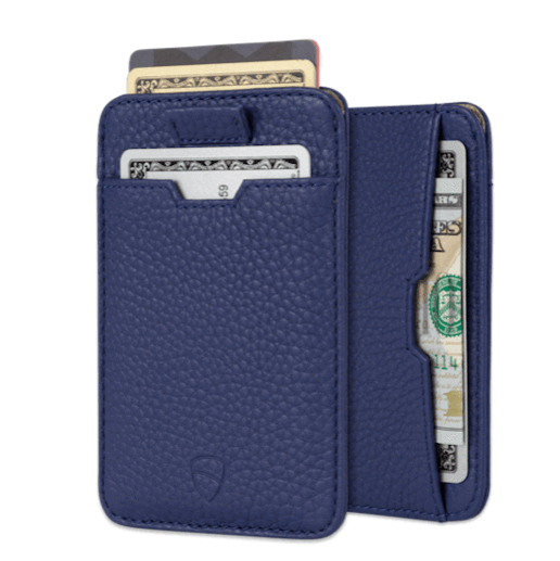 Vaultskin Chelsea Card Holder - Navy Minimalist Wallet - Cardholder from Vaultskin London at The Prince Webshop