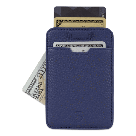 Vaultskin Chelsea Card Holder - Navy Minimalist Wallet - Cardholder from Vaultskin London at The Prince Webshop