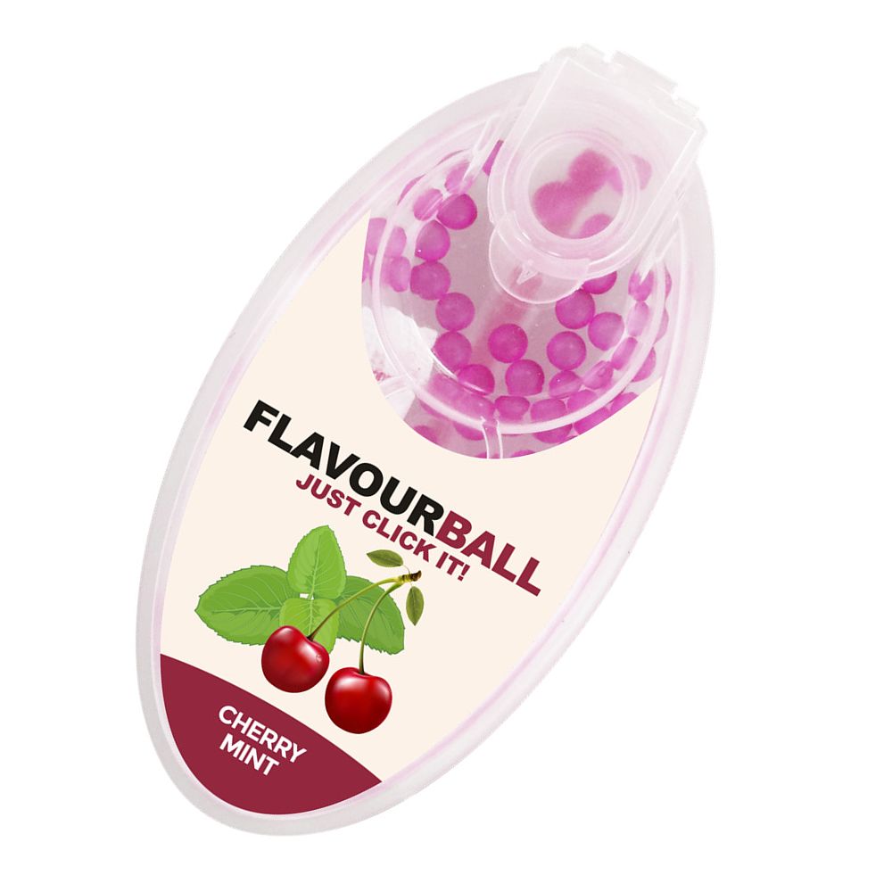 100 stk Cool Cherry Mint Flavour Balls i Pod - Aroma Kugler fra FLAVOUR BALLS hos The Prince Webshop