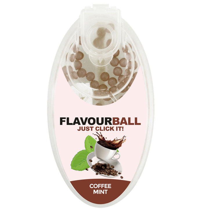 100 pcs Cool Coffee Mint Flavor Balls in Pod - Aroma Balls from FLAVOR BALLS at The Prince Webshop