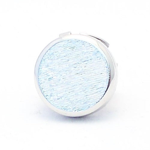 Button Hides Silver Round Brushed - Button Hides from Celle at The Prince Webshop