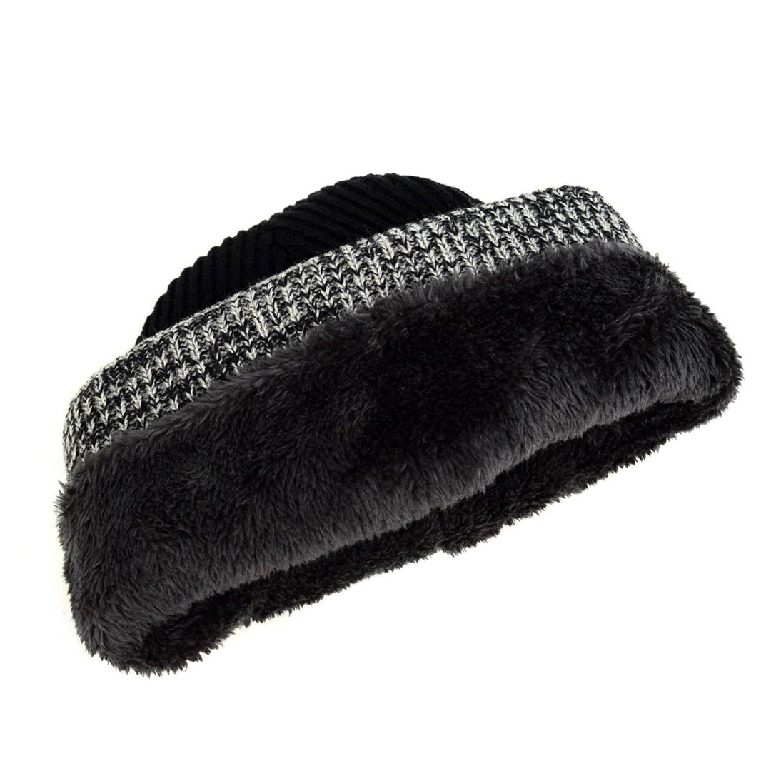 Black Heavy Duty Winter Beanie - Hat from FOEMO at The Prince Webshop