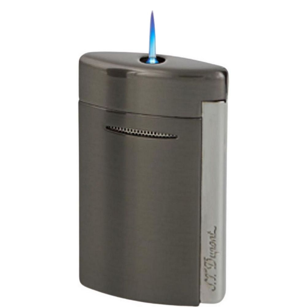 DUPONT MINIJET 3 - Brushed Gunmetal Jet Lighter - Lighter from Dupont at The Prince Webshop