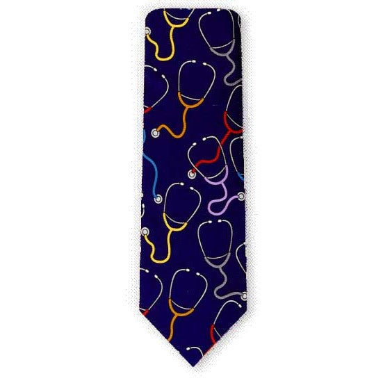 Tie Stethoscope Navy - Tie from Estelle at The Prince Webshop