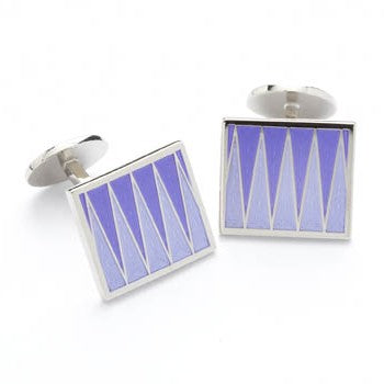 Cufflinks Purple Mountains - Cufflinks from Onyx Art of London at The Prince Webshop