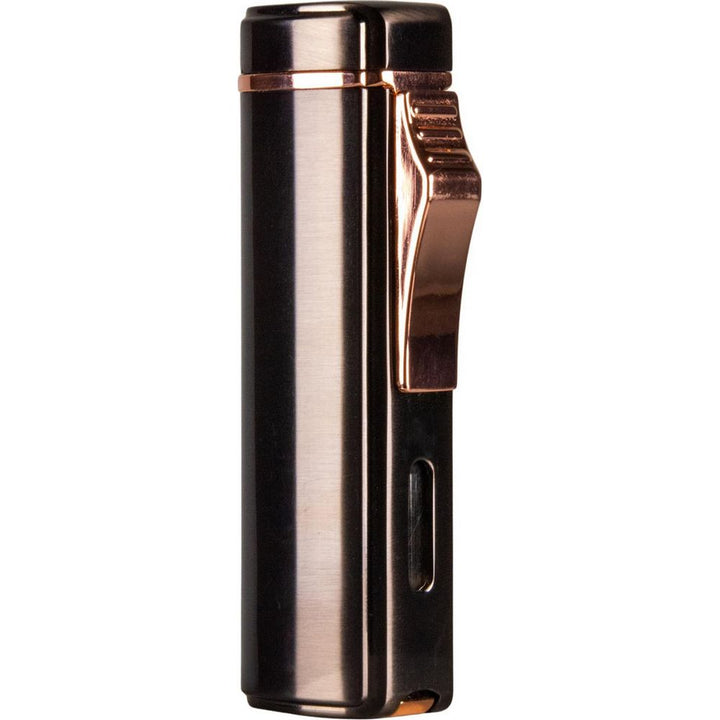 JEAN CLAUDE 3 Jet Cigar Lighter with Puncher - Gun / Rose - Lighter from Jean Claude at The Prince Webshop