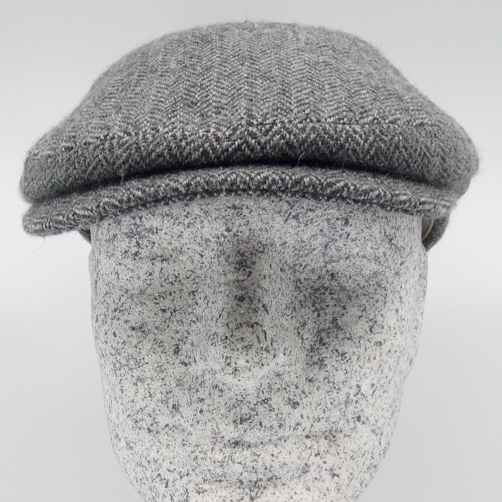 MJM Jordan – 100% Eco Merino Wool - Light Gray Herringbone - Flat Cap from MJM Hats at The Prince Webshop