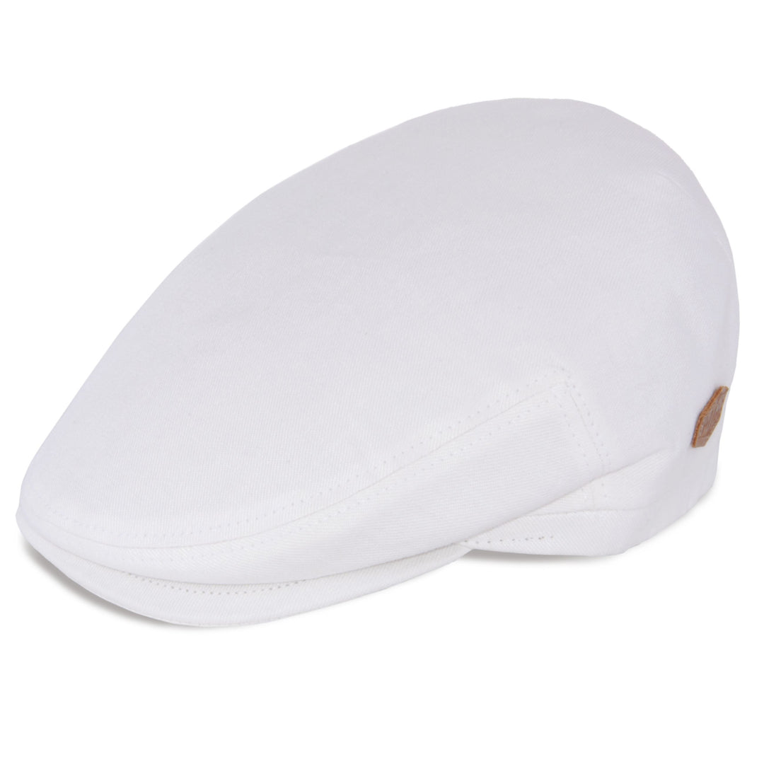 MJM Jordan Flat Cap - Organic Off White Hemp - Flat Cap from MJM Hats at The Prince Webshop