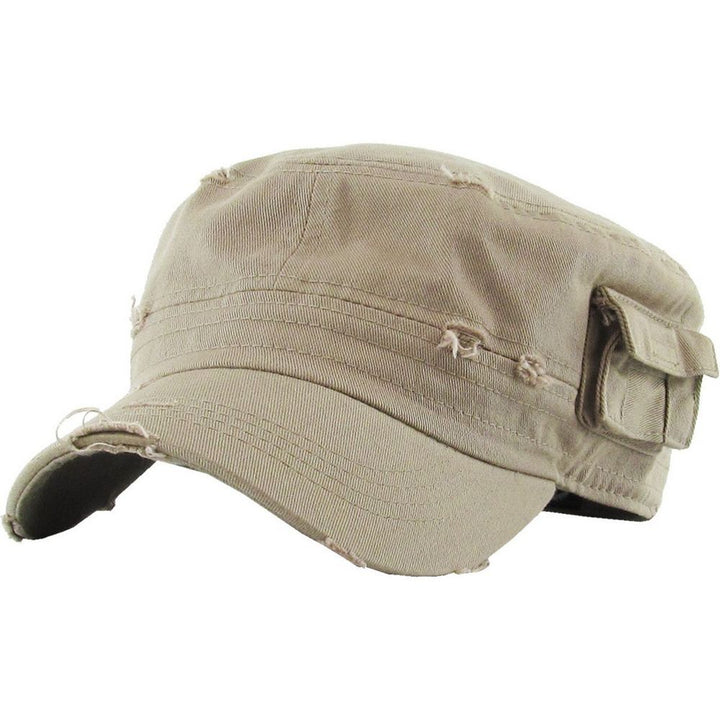 Ethos Army Cadet Cap in 100% Cotton Distressed - 4 COLORS - Army Cap from Ethos at The Prince Webshop